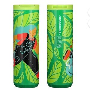 NWT. Starbucks Artist Collaboration 2024 Stainless Steel Tumbler 16 Fl Oz
